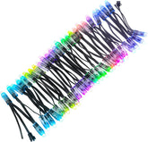 ALITOVE 50pcs 12V DC WS2811 LED Pixels - 12mm, Diffused Digital RGB Addressable, IP68 Waterproof - ALITOVE-Add Vivid Color to Life